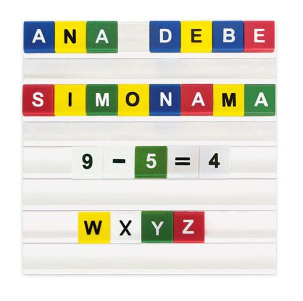 AVALANCHA DE LETRAS Y NÚMEROS