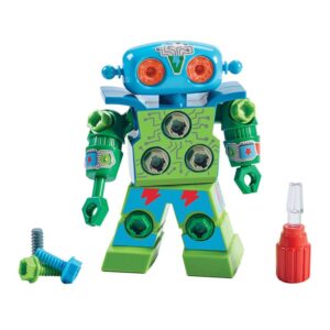 DISENA Y ATORNILLA ROBOT AZUL