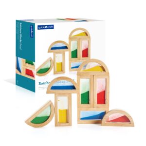 BLOQUES SENSORIALES CON ARENA DE COLORES