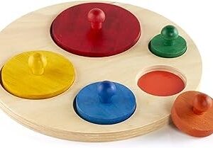 ROMPECABEZAS DE MADERA CIRCLE SORTER