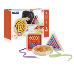 JUEGO DE MADERA ENLAZAR GEO SHAPE LACING