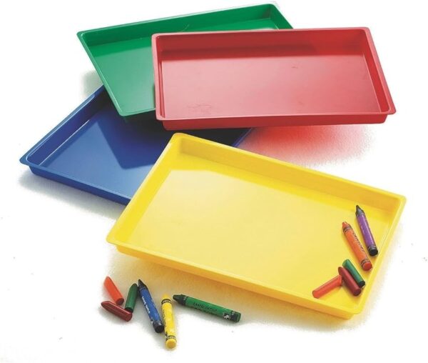 BANDEJAS PLASTICAS MULTIPROPOSITO, SET DE 4