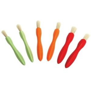 PINCELES PLASTICOS TRIANGULARES, SET DE 6 3 TAMANOS