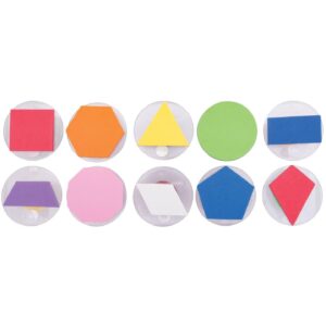SELLOS GDES FIGURAS GEOMETRICAS, SET DE 10