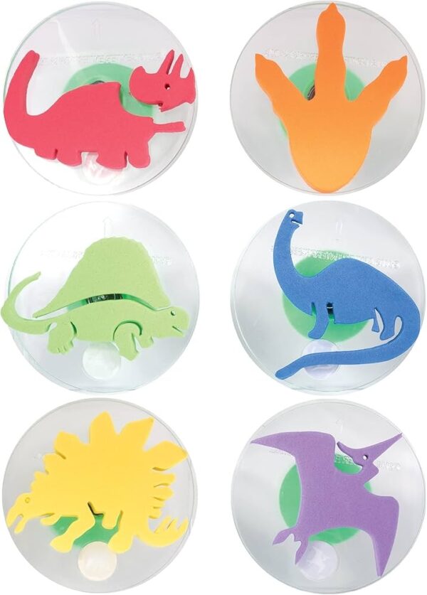 SELLOS GDES DINOSAURIOS, SET DE 6