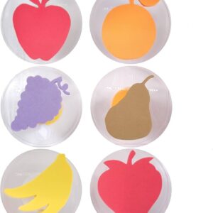 SELLOS GDES FRUTAS, SET DE 6