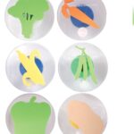 SELLOS GDES VEGETALES, SET DE 6