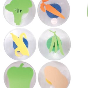 SELLOS GDES VEGETALES, SET DE 6