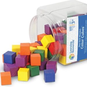 Cubos de madera, set de 102 pz