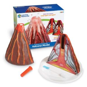 MODELO VOLCAN EN ERUPCION