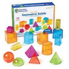 Figuras geométricas 3D View Thru, set de 14
