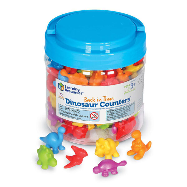 Counters plásticos, set 72pz Dino
