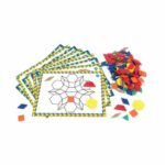 SET DE PATTERN BLOCKS CON TARJETAS, SET DE 144 PZ