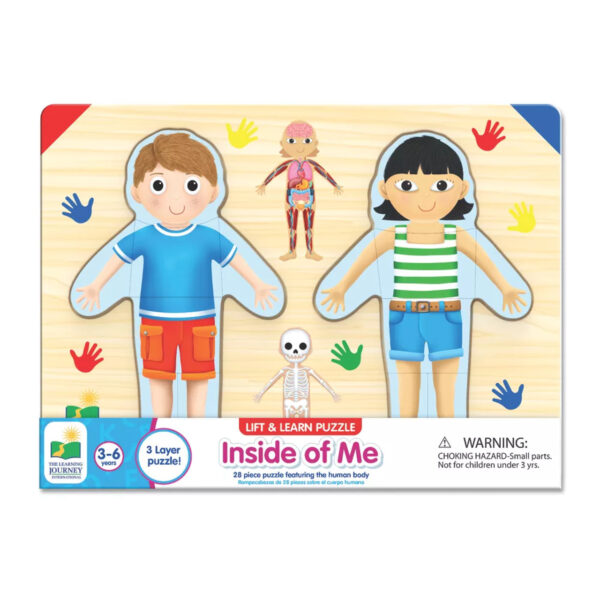 ROMPECABEZAS DE MADERA LIFT & LEARN INSIDE ME
