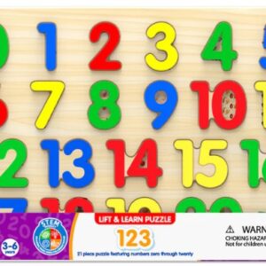 ROMPECABEZAS DE MADERA LIFT & LEARN NUMBERS