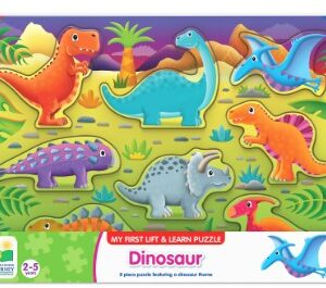 ROMPECABEZAS DE MADERA MY FIRST LIFT & LEARN DINOSAURS