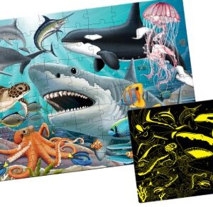 ROMPECABEZAS GLOW IN THE DARK OCEAN, 100 PIEZAS