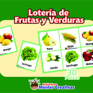 Lotería de Frutas y Verduras