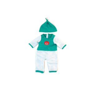 PIJAMA LARGA VERDE, PARA BEBE ANATOMICO 38CM