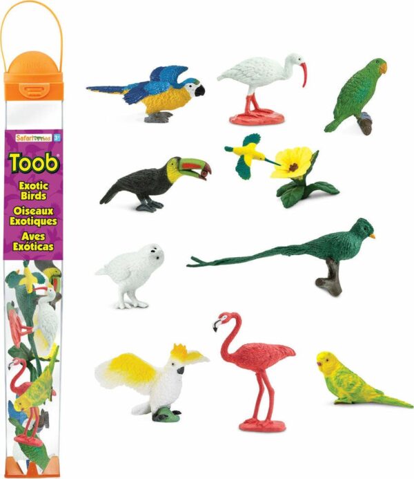 TOOB: AVES EXOTICAS, SET DE 11